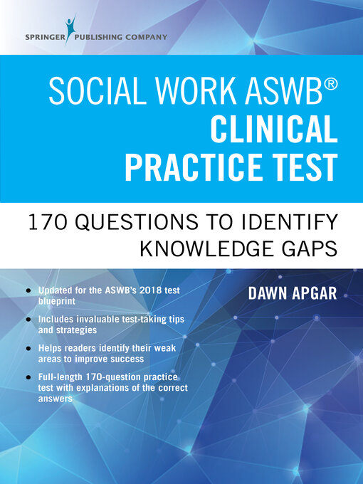 Title details for Social Work ASWB Clinical Practice Test by Dawn Apgar - Available